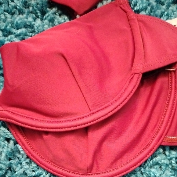 New Burgundy 2 Piece Bikini - Picture 5 of 5